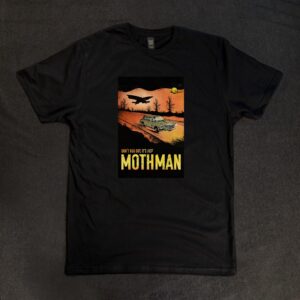 black tee mothman